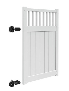 6'x46" Chestertown Walk Gate White