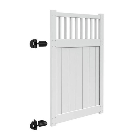 6'x46" Chestertown Walk Gate White