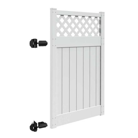 6'x46" Harrington Walk Gate White