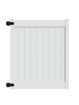 6' H x46" W Norfolk Walk Gate White