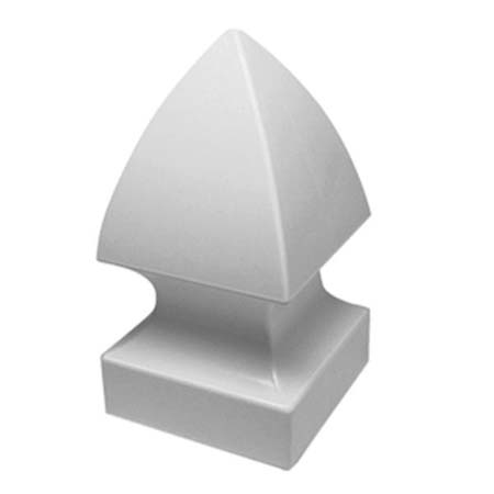 5"x5" Gothic Post Top White