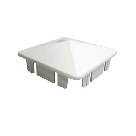 5"x5" Internal Post Top White 