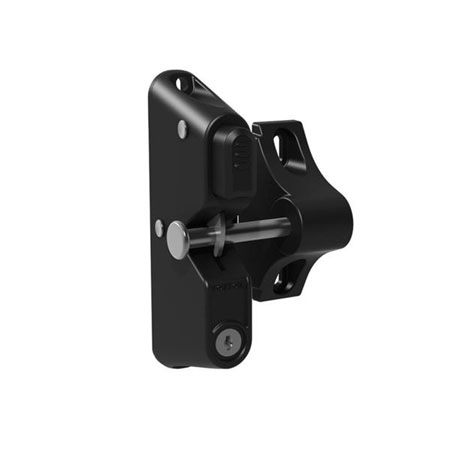 Locking Latch One-Sided - Black