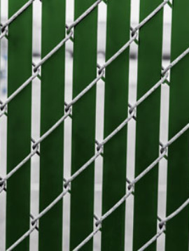 Bottom Locking Privacy Vertical Inserts - 4 Ft.  high Green