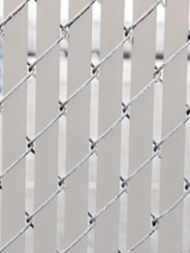 Bottom Locking Privacy Vertical Inserts - 4 Ft.  high White