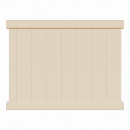  6' H x 8' W Norfolk Privacy Fence Panel Tan