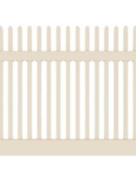 4' H x 8' W Wharton Creek Picket Classic Straight Tan