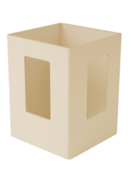 5"x 5"x 84" 3 Rail  Corner Post Tan