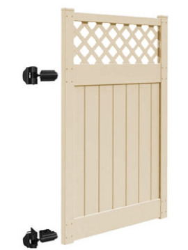 6'x46" Harrington Walk Gate Tan