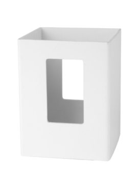 5"x 5"x 96" 4 Rail Livestock Line Post White