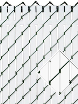  Top Locking Privacy Vertical Inserts 4' high   White