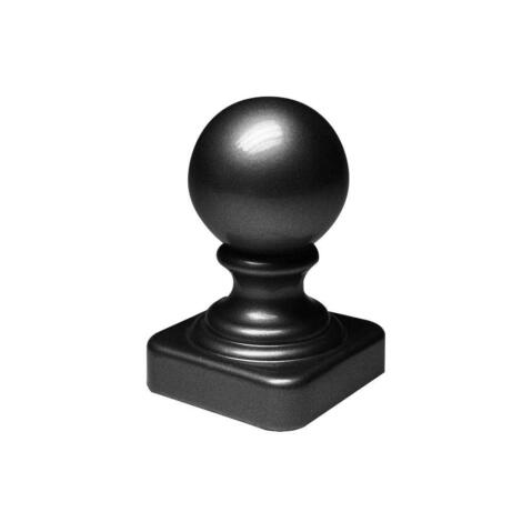 Black Aluminum 2 1/2" Ball Cap Commercial 