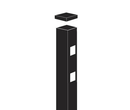 2½X2½X106" End Post Blk